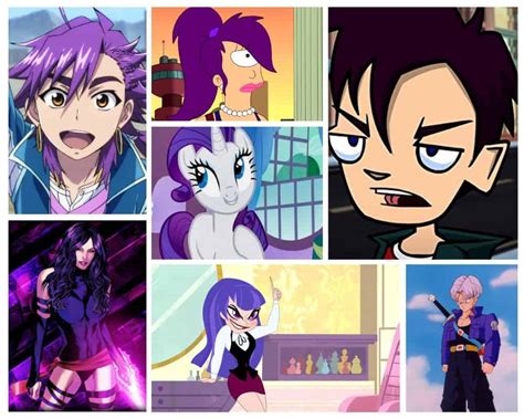 15 Popular Cartoon Characters Sporting Purple Hair