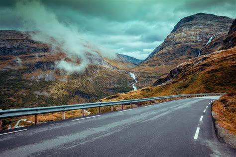 Driving a Car on Mountain Road Stock Photo - Image of landscape, nordic: 120216134