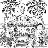 Luau Coloring Pages  Free & Printable sketch template