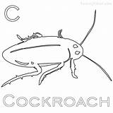 Cockroach Coloring Pages Printable PDF  Coloringfoldercom sketch template