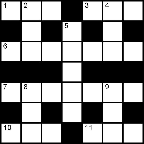 UK 7x7 mini-puzzle no.353 by a leading crossword puzzle maker