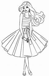 Barbie Coloring Pages Printable For Free Download sketch template