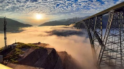 Railway Shares Stunning Pictures of Chenab Bridge, World's Highest ...