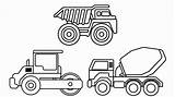 Construction Vehicles Coloring Coloring Pages sketch template