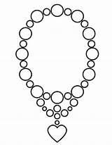 Wedding Necklace Coloring Pages sketch template