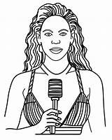 Coloring Pages Beyonce Book Tlc Printable Fun Sheets Power Girl Color  sketch template