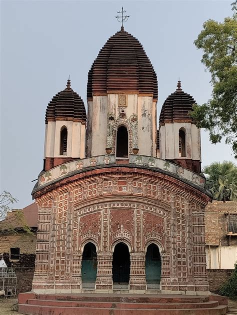 The tallest PANCHARATNA temple of Murshidabad district, West Bengal ...