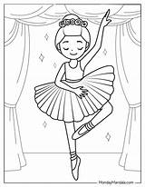 Realistic Ballerina Coloring Pages  Free Printable Templates sketch template