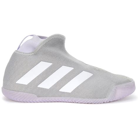 Adidas Women's Stycon Laceless Grey Two/Cloud White/Purple Tint Hard ...