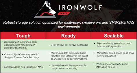 Seagate Introduces IronWolf SSD for NAS