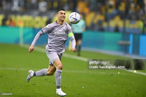 Cristiano Ronaldo of Al Nassr FC during the Saudi Super Cup match ...