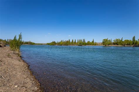 Limay River Coast in Neuquen, Argentina Stock Image - Image of creek, mountain: 258960297