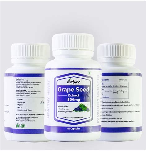 Buy Grape Seed Capsules Online - Detoxifies Liver, Improves Immunity