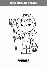 Farmer Printable Coloring Pages sketch template
