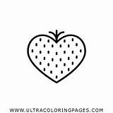 Strawberry Coloring Page  Ultra Pages sketch template