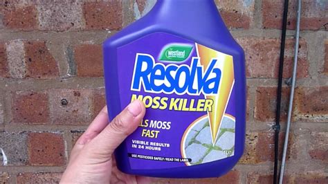 HOW TO REMOVE MOSS FROM ROOF WITH RESOLVA MOSS KILLER SPRAY - YouTube