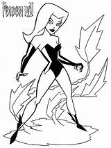 DC Super Villain Poison Ivy coloring Page  Download Print Or Color sketch template