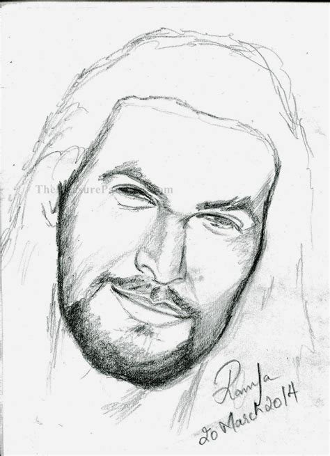 Pencil Sketch Jason Momoa