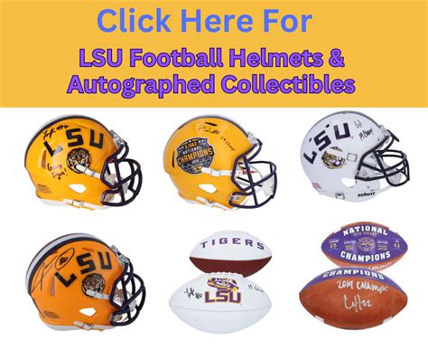 LSU Football Helmet History & Authentic & Replica Helmets for Sale The ...