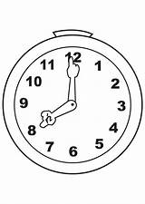 Dibujo de Reloj Para Colorear  Img 11146 sketch template