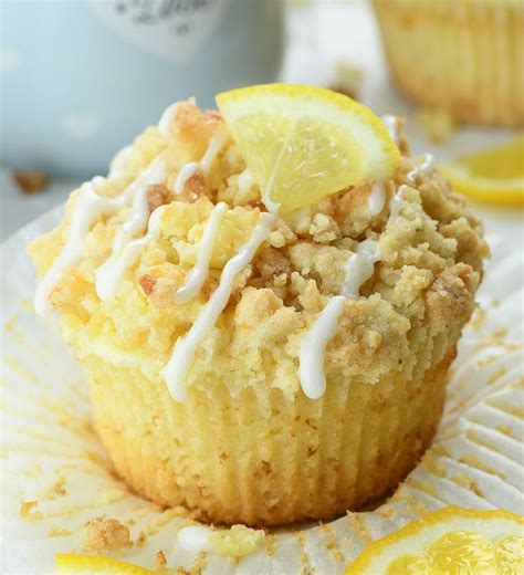 Lemon Muffins with Cream Cheese Filling (2) - OMG Chocolate Desserts