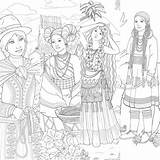 Indigenous Native American Coloring Books For Adults sketch template