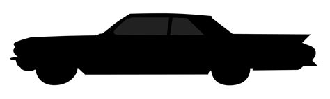 Classic Car Silhouette Svg