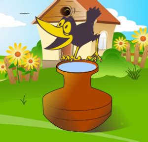 Thirsty Crow Clipart