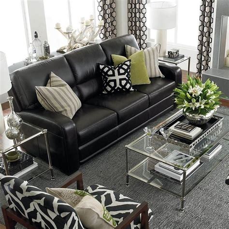 2024 Popular Charcoal Grey Leather Sofas