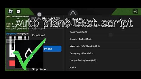 Auto piano script work any game | hydrogen - YouTube