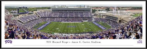 TCU Horned Frogs at Amon G Carter Stadium Panoramic Poster - the ...