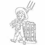 Farmer Coloring Images  Free Download On Freepik sketch template