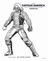 Captain America Coloring Pages Printable sketch template