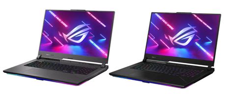 AMD ROG laptops: Asus ROG Strix SCAR 17 G733P, ROG Strix G17 G713P