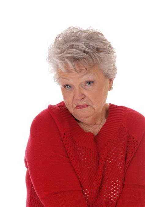 Surprised Scared Senior Woman. Stock Photo - Image of pensioner, caucasian: 70407238
