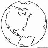 Planet Earth  Coloring Page Space sketch template