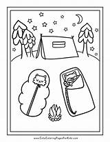 Camping Coloring Pages – Artofit sketch template