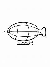 Airship coloring pages sketch template
