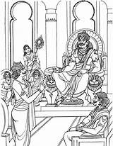 Dussehra Coloring Pages For Hindu Devotees Vijayadashami – Kids Portal  sketch template