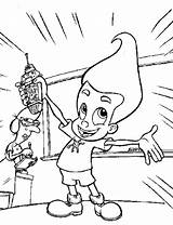 Jimmy neutron Coloring Pages sketch template