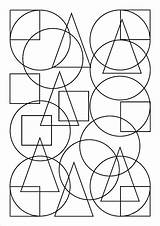 Unlocking Creativity With Coloring Pages On Shapes sketch template