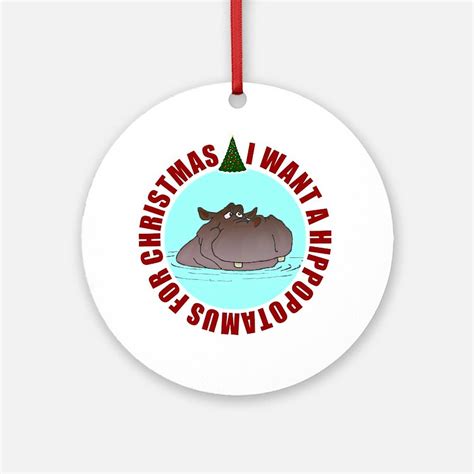 I Want A Hippopotamus For Christmas Song Ornaments | 1000s of I Want A Hippopotamus For ...