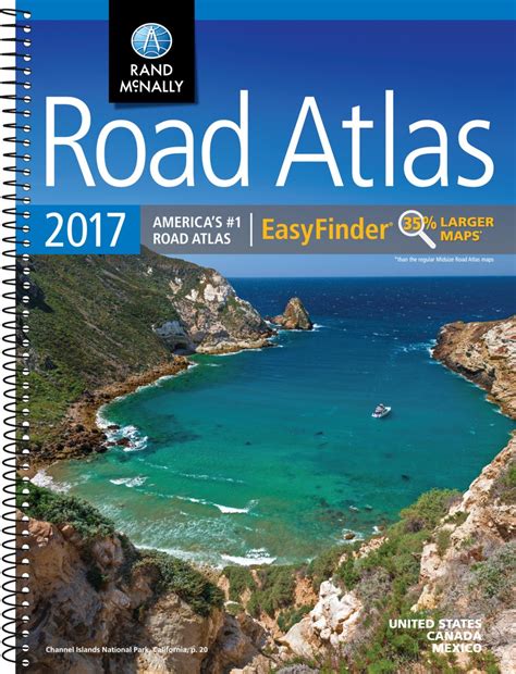 Rand McNally 2017 Midsize Road Atlas (Rand Mcnally Road Atlas Midsize Easy to Read) - Vivid Maps