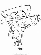 Pizza Steve Coloring Pages  Nation sketch template