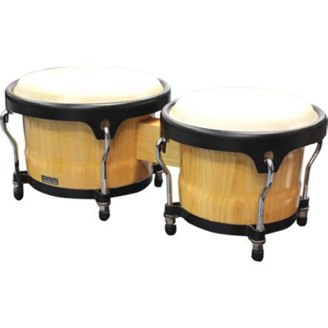 Bongo Drum Set - Natural Finish - MyDeal