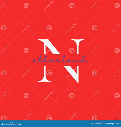 Netherlands logo design stock illustration. Illustration of advertising ...