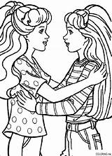 Coloring Page  Barbie friend Hello Coloringme sketch template