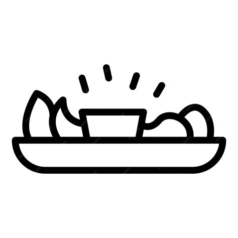 Premium Vector | Korean culture food icon Outline Korean culture food vector icon for web design ...