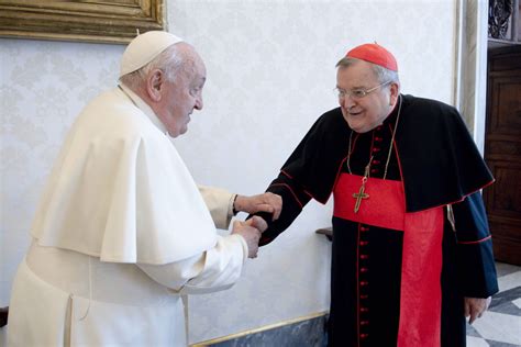 Pope Francis meets with US Cardinal Burke, about a month after stopping ...