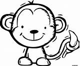 Little Monkey Got A Banana Coloring Page Printable sketch template